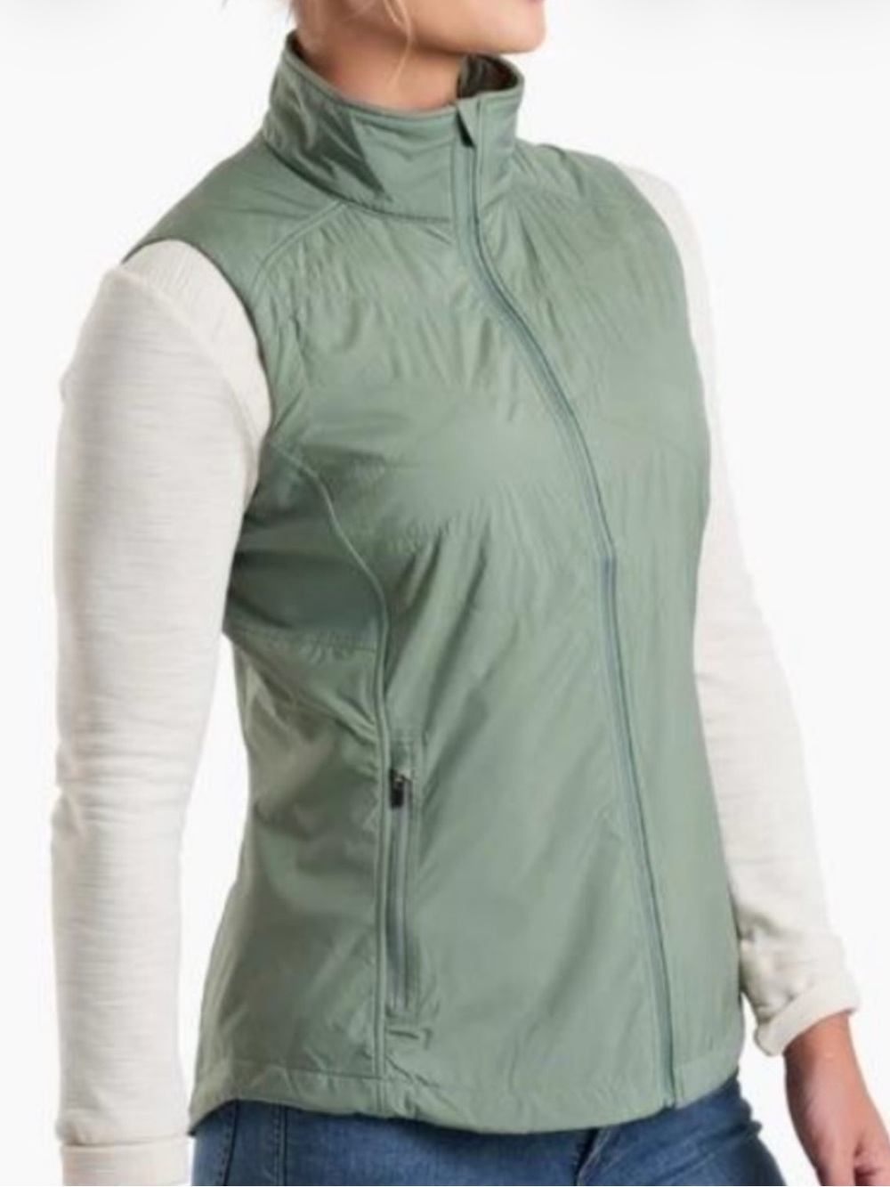 KÜHL The One Vest Womens M Eucalyptus Lightweight Insulated NWT